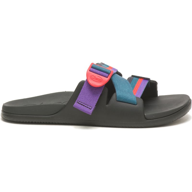 Chaco Chillos Badelatschen Damen Blau Rot | 54072AVQD