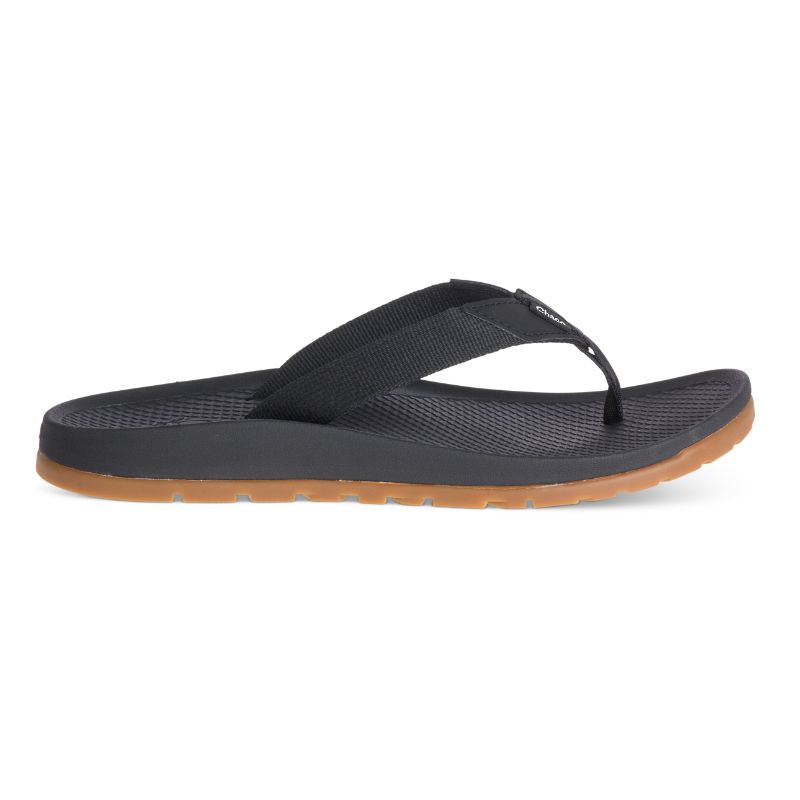 Chaco Lowdown Flip Flops Damen Schwarz | 56928MYSC