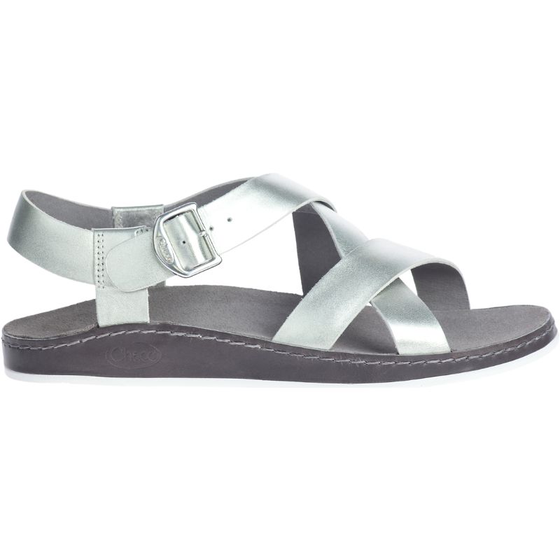 Chaco Wayfarer Sandalen Damen Silber Metal | 32679JCLQ