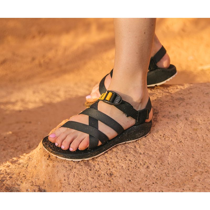 Chaco Banded Z/Cloud Sandalen Damen Schwarz | 90413YRBJ