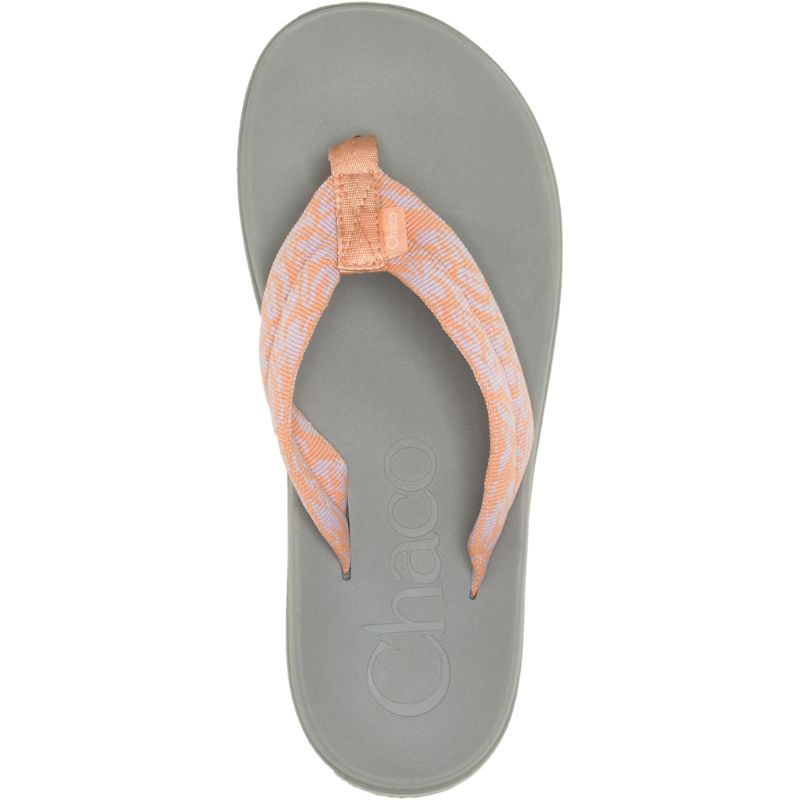 Chaco Chillos Flip Flops Damen Türkis Lila | 85473OZKF