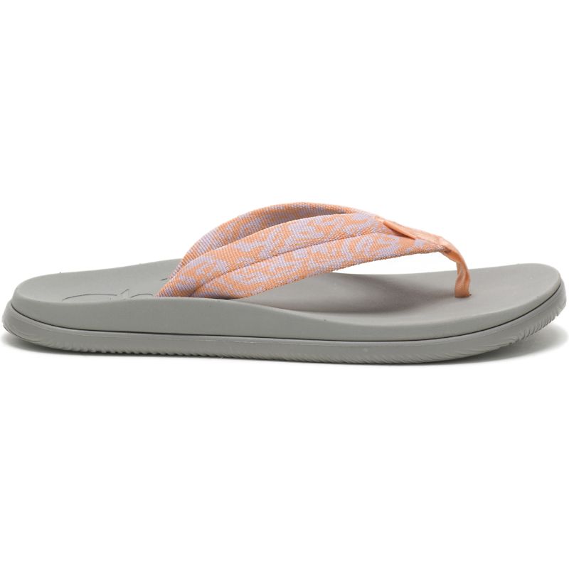 Chaco Chillos Flip Flops Damen Türkis Lila | 85473OZKF