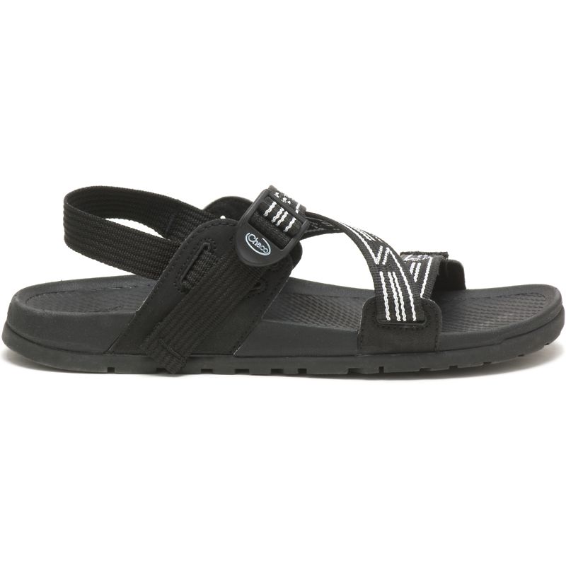 Chaco Lowdown Sandalen Damen Schwarz Weiß | 54216KYQL