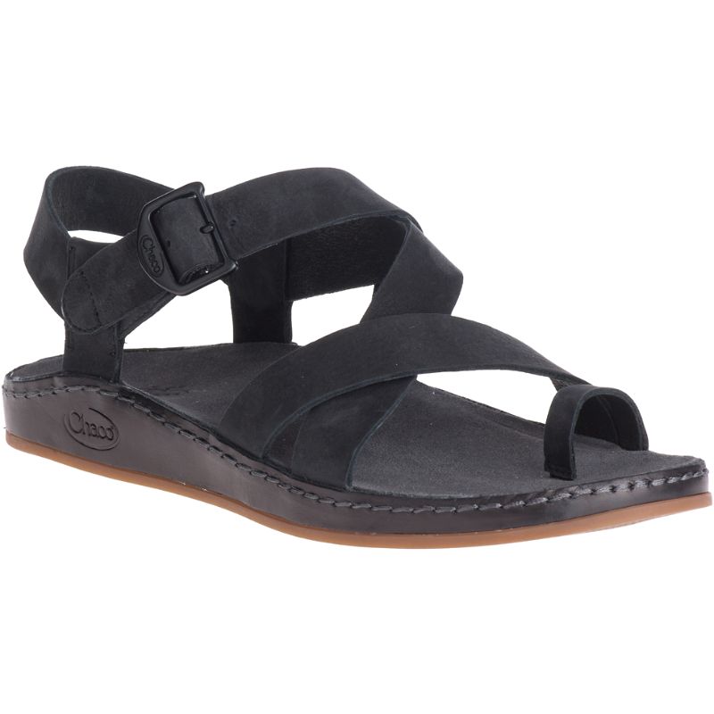 Chaco Wayfarer Loop Sandalen Damen Schwarz | 90346KEPW