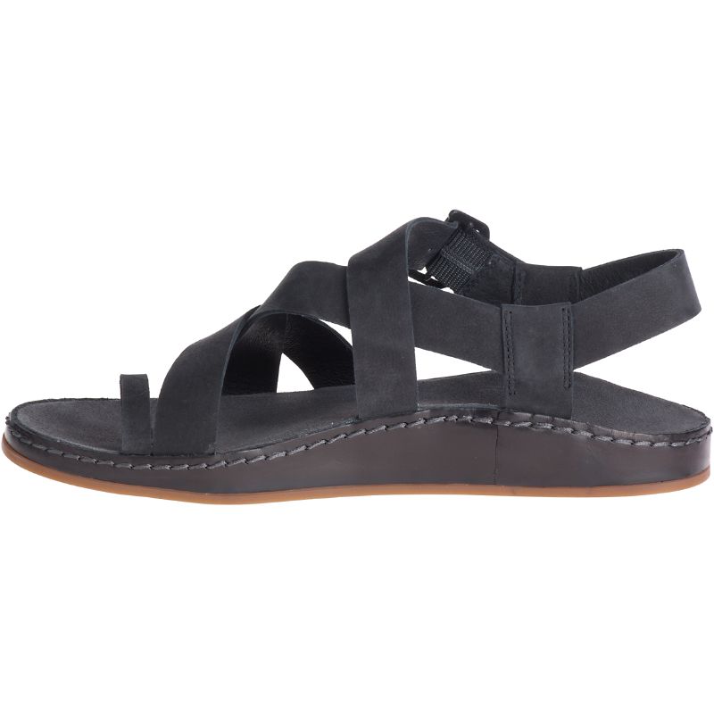 Chaco Wayfarer Loop Sandalen Damen Schwarz | 90346KEPW