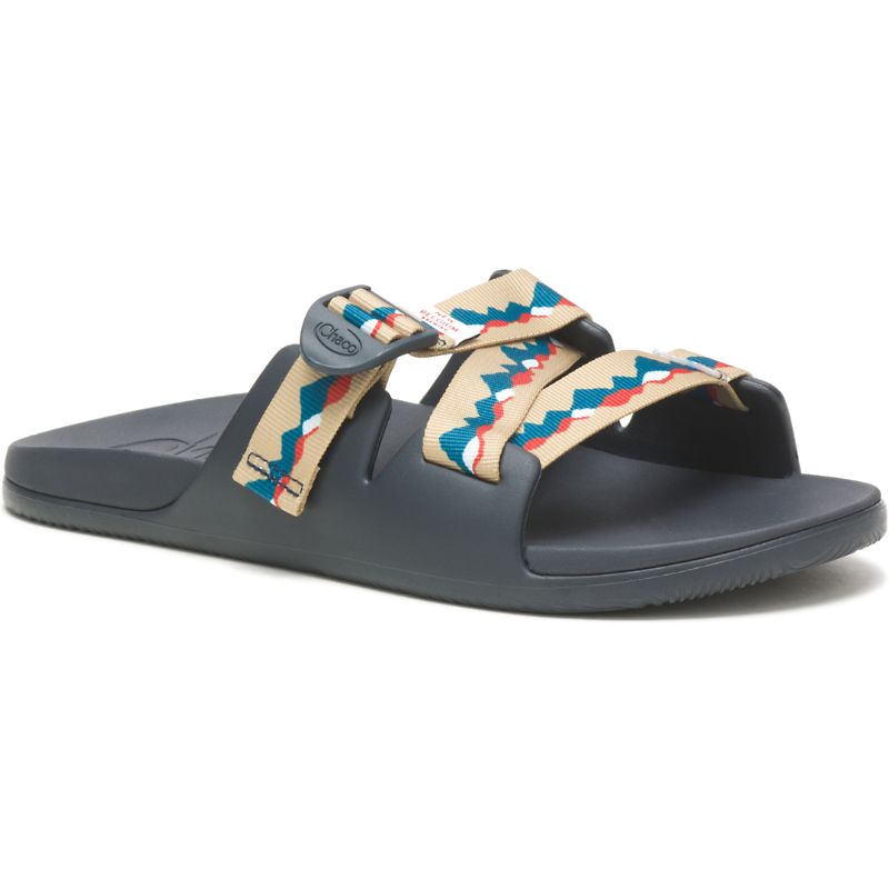 Chaco X New Belgium Chillos Badelatschen Herren Blau Braun | 92056ORTH