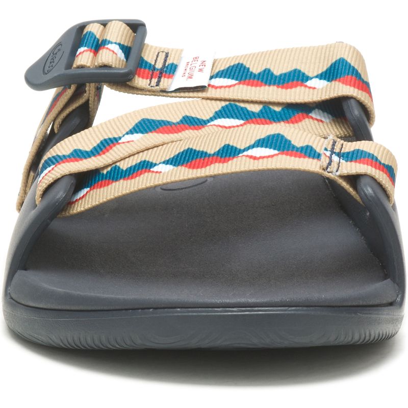 Chaco X New Belgium Chillos Badelatschen Herren Blau Braun | 92056ORTH