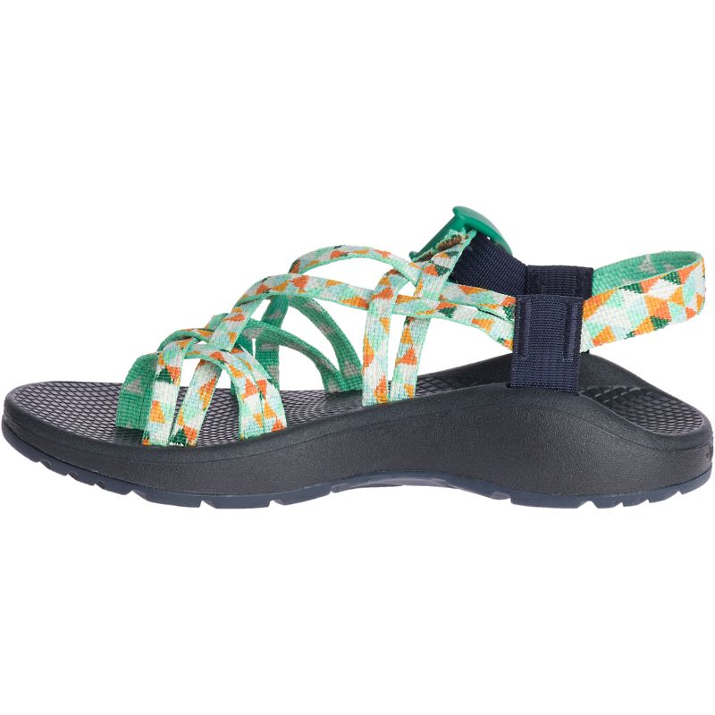 Chaco Z/Cloud X2 Sandalen Damen Grün | 75398TCMX