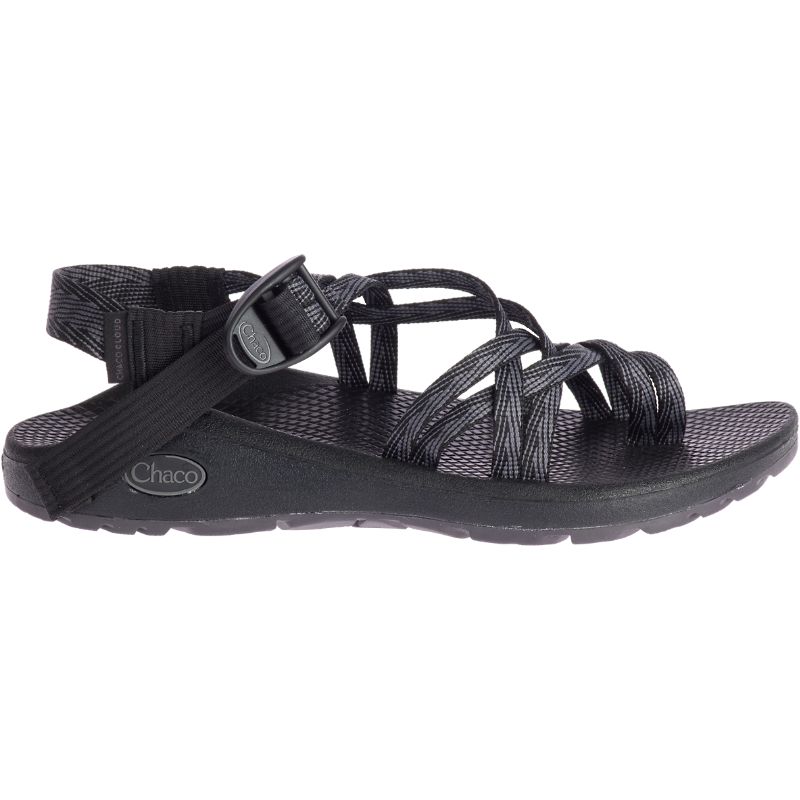 Chaco Z/Cloud X2 Weite Breite Sandalen Damen Schwarz | 05142SXPW